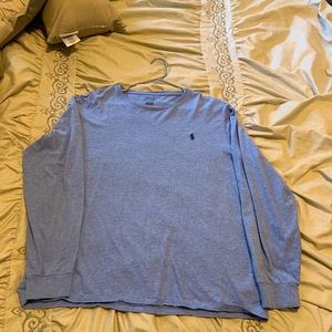 Blue men’s polo shirt